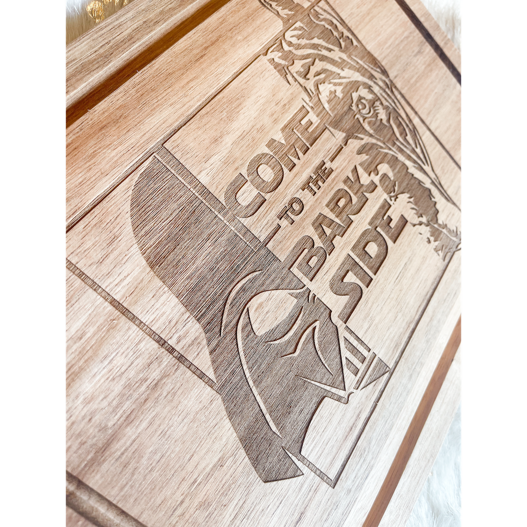 Split PAWsonality - The Dark Side Charcuterie Board