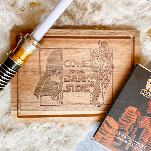 Split PAWsonality - The Dark Side Charcuterie Board